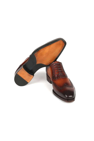 Paul Parkman 6819 Leather Goodyear Welted Wingtip Oxfords (PM6450)