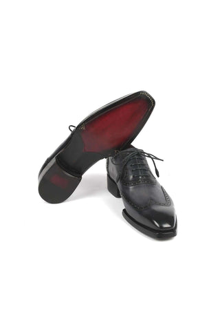 Paul Parkman 6819 Leather Goodyear Welted Wingtip Oxfords (PM6450)