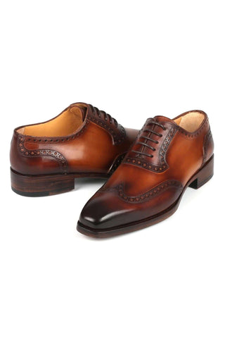 Paul Parkman 6819 Leather Goodyear Welted Wingtip Oxfords (PM6450)