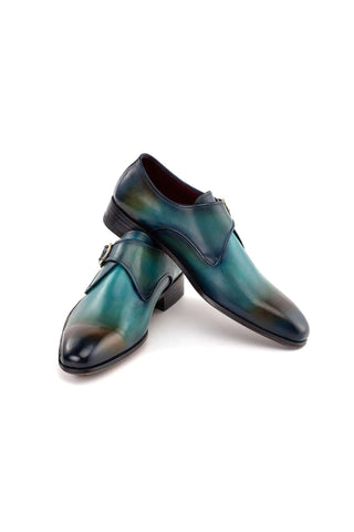 Paul Parkman 69V7U Leather Single Monk-Strap (PM6455)