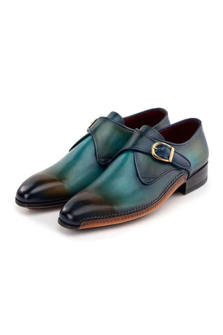 Paul Parkman 69V7U Leather Single Monk-Strap (PM6455)