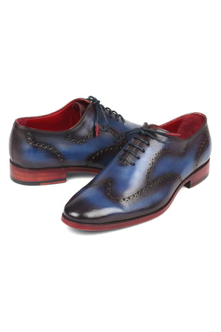 Paul Parkman 741 Calf-Skin Leather Wing-Tip Whole Cut Oxfords (PM6386)-AmbrogioShoes