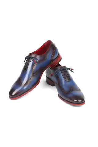 Paul Parkman 741 Calf-Skin Leather Wing-Tip Whole Cut Oxfords (PM6386)-AmbrogioShoes