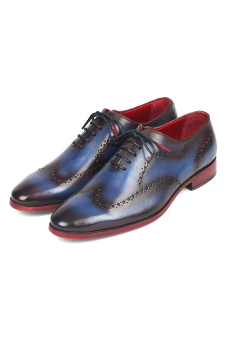 Paul Parkman 741 Calf-Skin Leather Wing-Tip Whole Cut Oxfords (PM6386)-AmbrogioShoes