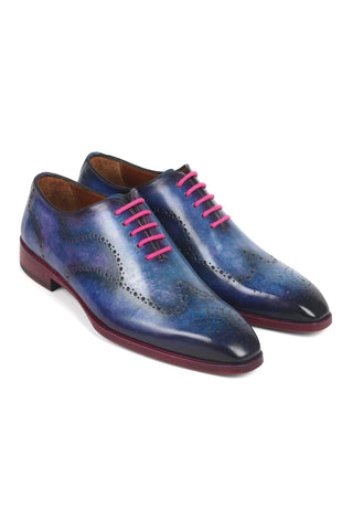 Paul Parkman 741 Calf-Skin Leather Wing-Tip Whole Cut Oxfords (PM6386)-AmbrogioShoes