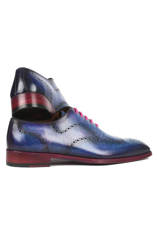 Paul Parkman 741 Calf-Skin Leather Wing-Tip Whole Cut Oxfords (PM6386)-AmbrogioShoes