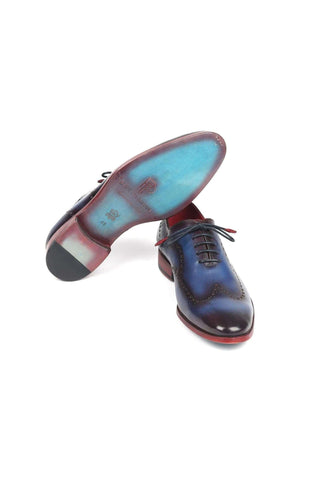 Paul Parkman 741 Leather Wing-Tip Whole Cut Oxfords (PM6386)