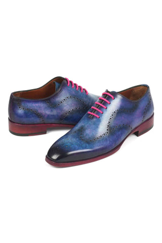 Paul Parkman 741 Leather Wing-Tip Whole Cut Oxfords (PM6386)