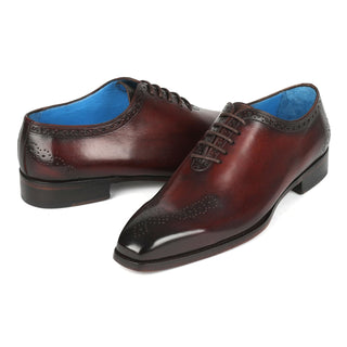 Paul Parkman 7614 Men's Shoes Calf-Skin Leather Whole Cut Oxfords (PM6387)-AmbrogioShoes