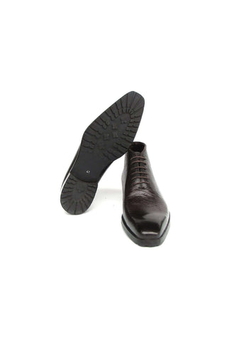 Paul Parkman 793BRW82 Brown Floater Leather Ankle Boots (PM6417)