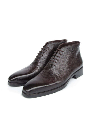 Paul Parkman 793BRW82 Brown Floater Leather Ankle Boots (PM6417)