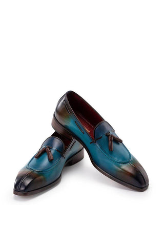 Paul Parkman 8135 Men's Split Toe Leather Tassel Loafer (PM6488)