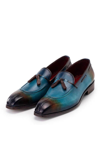Paul Parkman 8135 Split Toe Leather Tassel Loafer (PM6488)