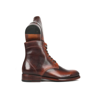 Paul Parkman 824 Calf-Skin Leather Derby Boots (PM6334)-AmbrogioShoes