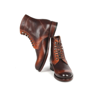 Paul Parkman 824 Calf-Skin Leather Derby Boots (PM6334)-AmbrogioShoes