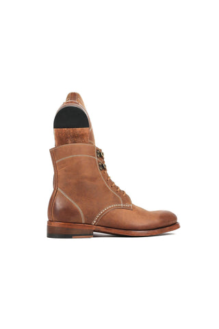 Paul Parkman 824 Green Nubuck Leather Goodyear Welted Boots (PM6342)