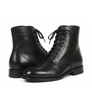 Paul Parkman 824BLK91 Leather Boot-AmbrogioShoes