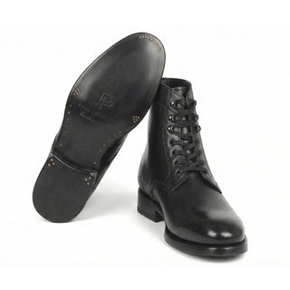 Paul Parkman 824BLK91 Leather Boot-AmbrogioShoes