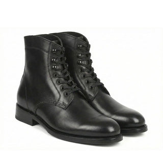 Paul Parkman 824BLK91 Leather Boot-AmbrogioShoes