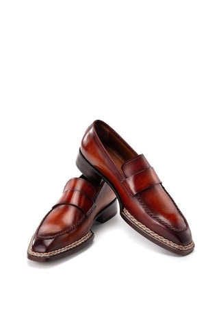 Paul Parkman 8503 Leather Norwegian Welted Loafer (PM6473)