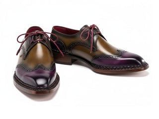 Paul Parkman 8505 Calf-Skin Leather Norwegian Welted Wingtip Derby (PM6446)-AmbrogioShoes
