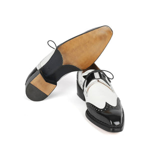 Paul Parkman 8505 Calf-Skin Leather Norwegian Welted Wingtip Derby (PM6446)-AmbrogioShoes