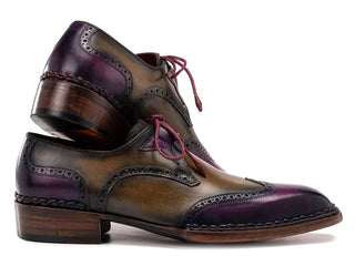 Paul Parkman 8505 Calf-Skin Leather Norwegian Welted Wingtip Derby (PM6446)-AmbrogioShoes