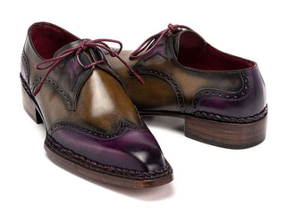 Paul Parkman 8505 Calf-Skin Leather Norwegian Welted Wingtip Derby (PM6446)-AmbrogioShoes