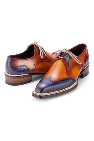 Paul Parkman 8505 Leather Norwegian Welted Wingtip Derby (PM6446)