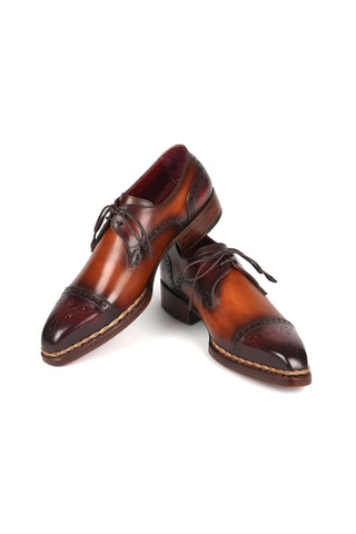 Paul Parkman 8508 Leather Norwegian Welted Cap Toe Derby (PM6379)
