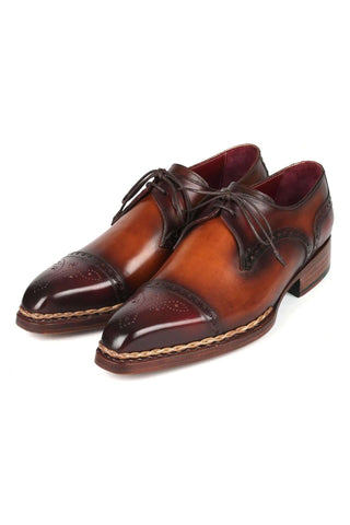 Paul Parkman 8508 Leather Norwegian Welted Cap Toe Derby (PM6379)