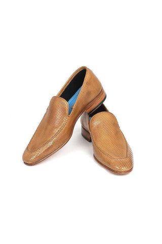 Paul Parkman 874 Perforated Leather Slip-On Loafer