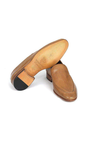 Paul Parkman 874 Perforated Leather Slip-On Loafer