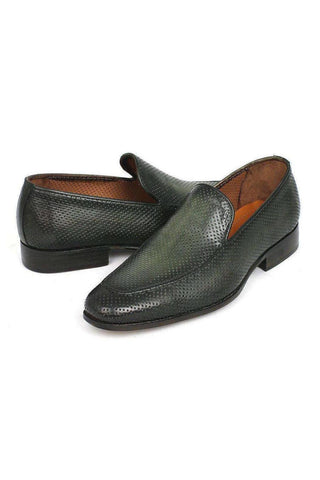 Paul Parkman 874 Perforated Leather Slip-On Loafer