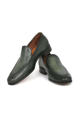 Paul Parkman 874 Perforated Leather Slip-On Loafer