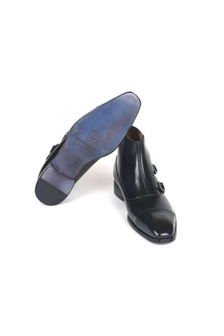 Paul Parkman 88951 Leather Triple Monk-Strap Boots (PM6329)