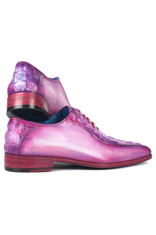 Paul Parkman 94 Croco Embossed Calf-Skin Leather Bicycle Toe Oxfords (PM6368)