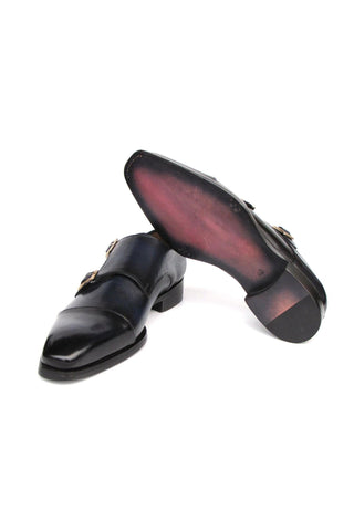 Paul Parkman 9468 Calf-Skin Leather Double Monk Strap (PM6416)