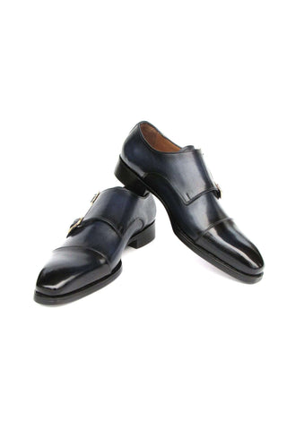 Paul Parkman 9468 Leather Double Monk Strap (PM6416)