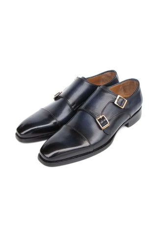 Paul Parkman 9468 Leather Double Monk Strap (PM6416)