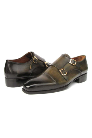 Paul Parkman 9468 Leather Double Monk Strap (PM6416)