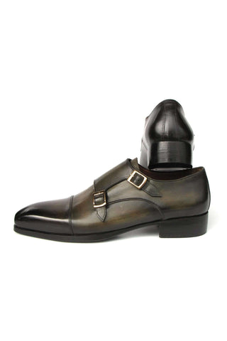Paul Parkman 9468 Leather Double Monk Strap (PM6416)