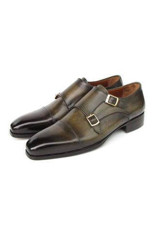 Paul Parkman 9468 Leather Double Monk Strap (PM6416)