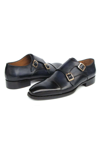 Paul Parkman 9468 Leather Double Monk Strap (PM6416)