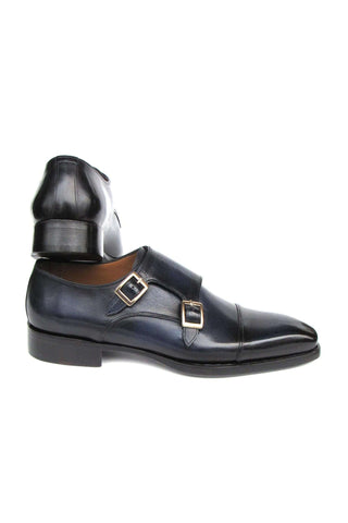 Paul Parkman 9468 Leather Double Monk Strap (PM6416)