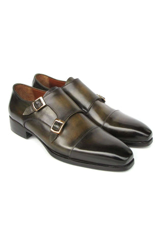 Paul Parkman 9468 Leather Double Monk Strap (PM6416)