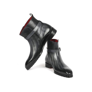 Paul Parkman 955 Men's Shoes Patina Calf-Skin Leather Jodhpur Boots (PM6335)-AmbrogioShoes