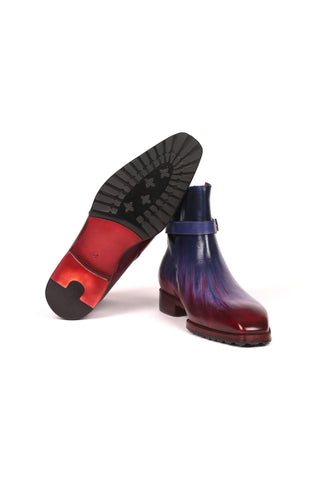 Paul Parkman 955 Patina Calf-Skin Leather Jodhpur Boots (PM6335)
