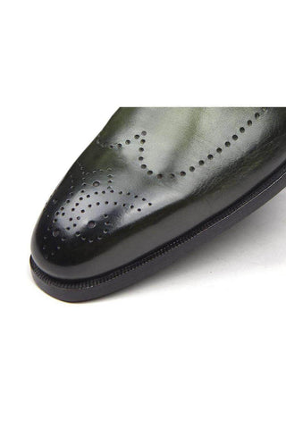 Paul Parkman 98F54 Leather Single Monk-Strap