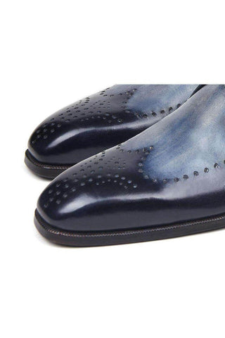 Paul Parkman 98F54 Leather Single Monk-Strap